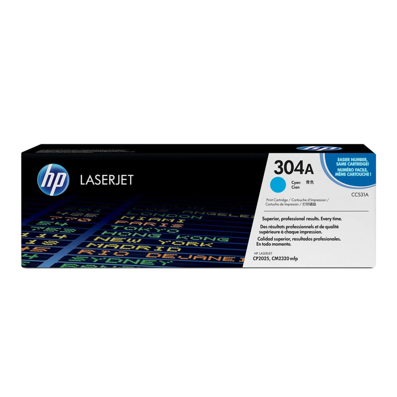 Hp Consumables Hp 304A Cyan Original Laserjet Toner Cartridge 2 800 Pages. . (Colour Laserjet Clj Cm2320 Cp2025).