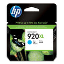 Hp Consumables Hp 920Xl High Yield Cyan Original Ink Cartridge ~700 Pages. (Officejet 6500 7500).