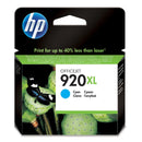 Hp Consumables Hp 920Xl High Yield Cyan Original Ink Cartridge ~700 Pages. (Officejet 6500 7500).