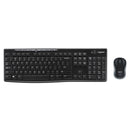 LOGITECH MK270 WIRELESS MOUSE & KEYBOARD COMBO - BLACK