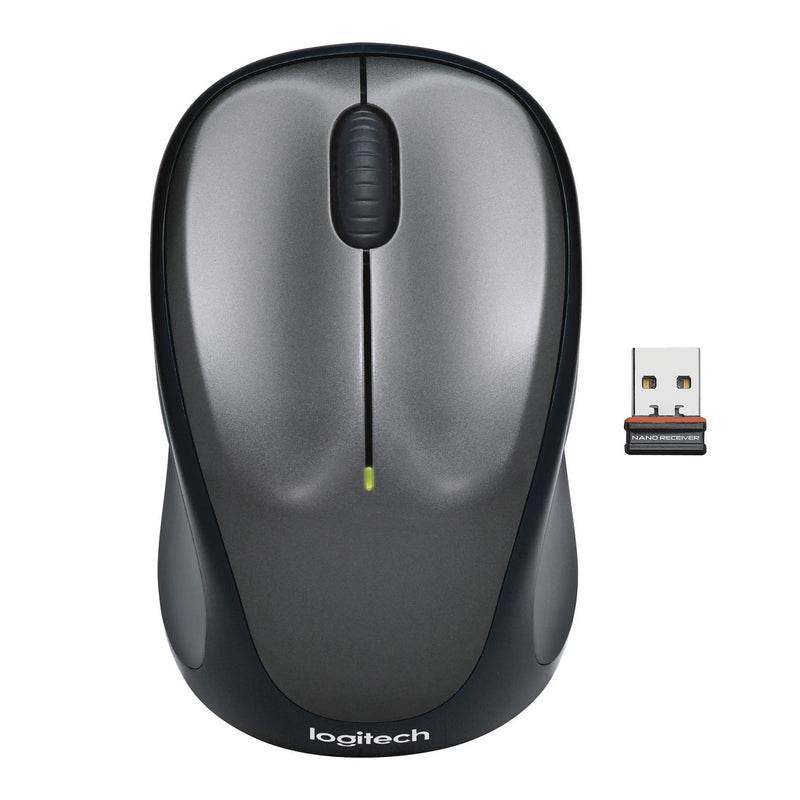 Logitech M235 Wireless USB Optical Mouse - Contoured Ambidextrous Design Wireless 2.4 GHz Advanced Optical Tracking Unifying Receiver 1 Year Battery Life 1 year Limit warranty