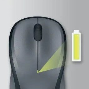 Logitech M235 Wireless USB Optical Mouse - Contoured Ambidextrous Design Wireless 2.4 GHz Advanced Optical Tracking Unifying Receiver 1 Year Battery Life 1 year Limit warranty