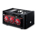 Cooler Master Elite 130 Mini Itx Black 120Mm Fan Installed.