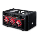 Cooler Master Elite 130 Mini Itx Black 120Mm Fan Installed.