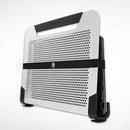Cooler Master Notepal U3 Plus 19'' Notebook Cooling Stand; Silver Aluminum; 3 X 80mm Fans; Ergonomic Design; Turns Into Carry Ca