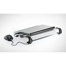 Cooler Master Notepal U3 Plus 19'' Notebook Cooling Stand; Silver Aluminum; 3 X 80mm Fans; Ergonomic Design; Turns Into Carry Ca