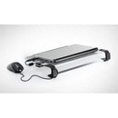 Cooler Master Notepal U3 Plus 19'' Notebook Cooling Stand; Silver Aluminum; 3 X 80mm Fans; Ergonomic Design; Turns Into Carry Ca