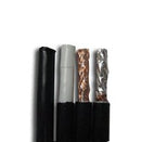 Acconet Cat6 Cable, 305M Roll, Cca, Black, Uv Protected Sf Tp, Foil, Braiding (Outdoor Use)