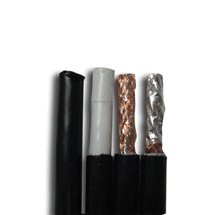 Acconet Cat6 Cable, 500M Roll, Cca, Black, Uv Protected Sf Utp, Foil, Braiding (Outdoor Use)