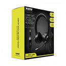 PORT STEREO HEADSET WITH MIC OFFICE USB-Executive