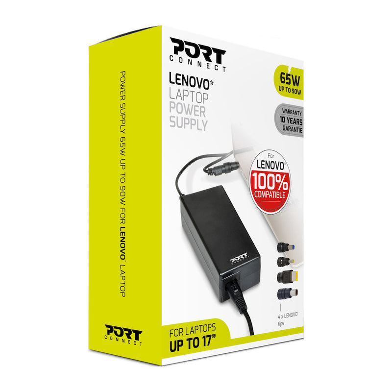 Port 65W Power Supply For - Lenovo - Eu