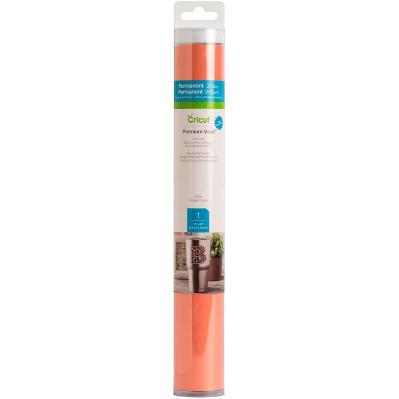 2005148 - Cricut Premium Vinyl Removable 30X120Cm (Coral)