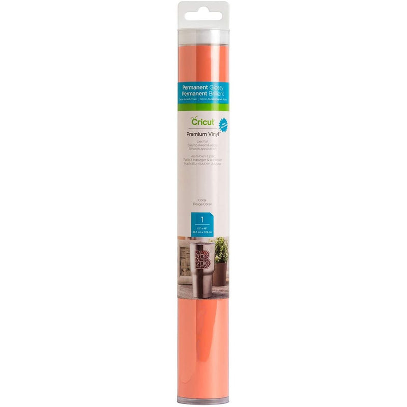 2005148 - Cricut Premium Vinyl Removable 30X120Cm (Coral)