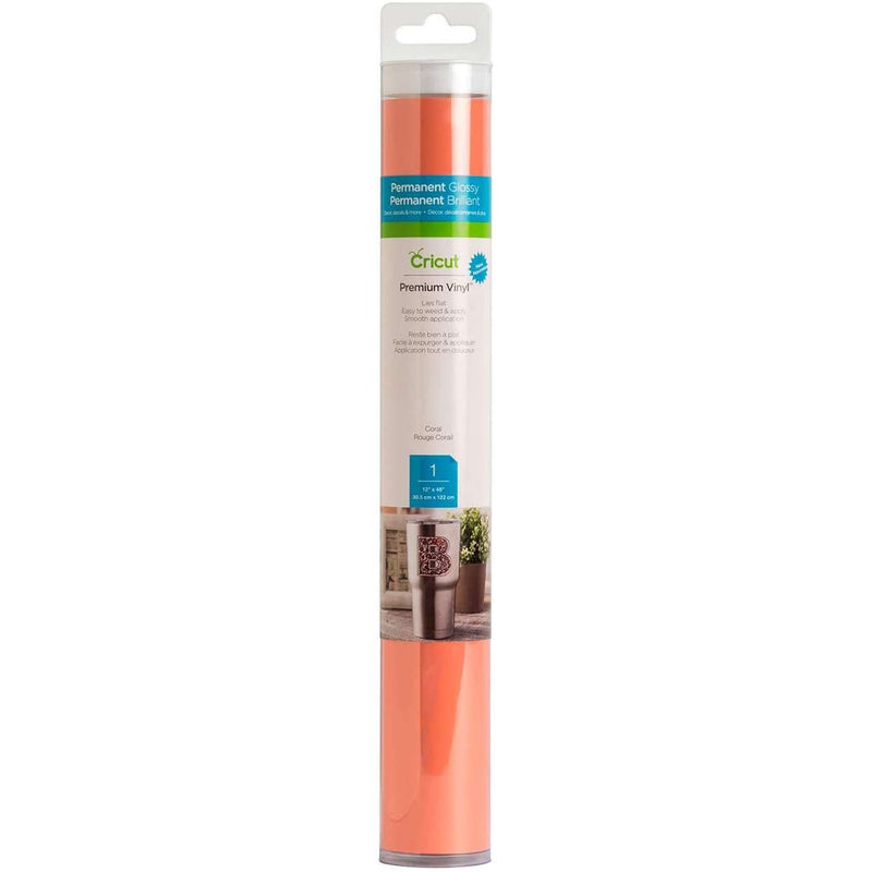 2005148 - Cricut Premium Vinyl Removable 30X120Cm (Coral)