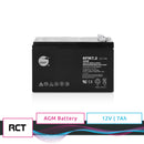 Rct Senry 12V Dc 7Ah Rechargeable Sealed Agm Battery