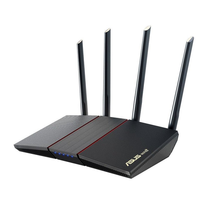 Asus Ax1800 Dual Band Wifi 6 (802.11Ax) Router Supporting Mu-Mimo And Ofdma Technology With Aiprotection Classic Network Security Po