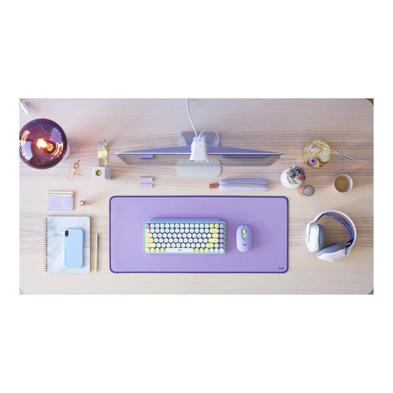 Logitech Desk Mat Studio Series - Lavender - N A - N A - Namr-Emea - Emea, Desk Mat