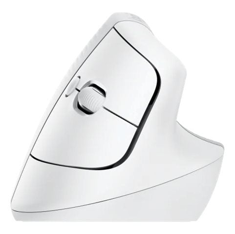 Logitech Lift Vertical Ergonomic Mouse - Off-White Pale Grey - 2.4Ghz Bt - N A - Emea - On+Offline,B2C