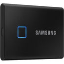 Samsung T7 Touch Portable SSD 1 TB/ Transfer speed up to 1050 MB/s/ USB 3.2 (Gen2/ 10Gbps) backwards compatible/ AES 256-bit har
