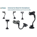 Manhattan Universal Car Mount for Smartphones - Suction-Cup Mount to Fit Devices up to 9.5 cm (3.7 in.) Wide 1 Year Limited Warranty