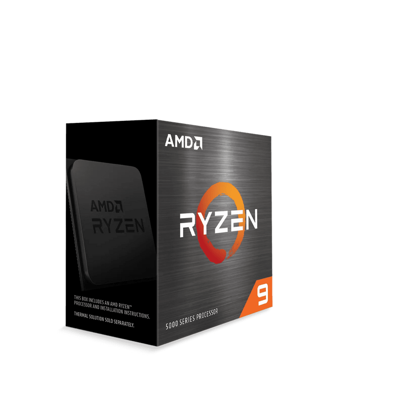 Amd Ryzen 9 5900X 7Nm Skt Am4 Cpu 12 Core 24 Thread Base Clock 3.7Ghz Max Boost Clock 4.8Ghz 70 Mb Cache No Cooler