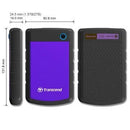 Transcend 2Tb Usb3.1 Rugged 2.5'' Hdd - Purple