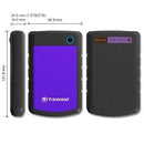 Transcend 2Tb Usb3.1 Rugged 2.5'' Hdd - Purple