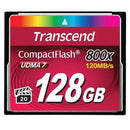 Transcend 128Gb 800X Cf Card Read 120Mb S Write 60Mb S