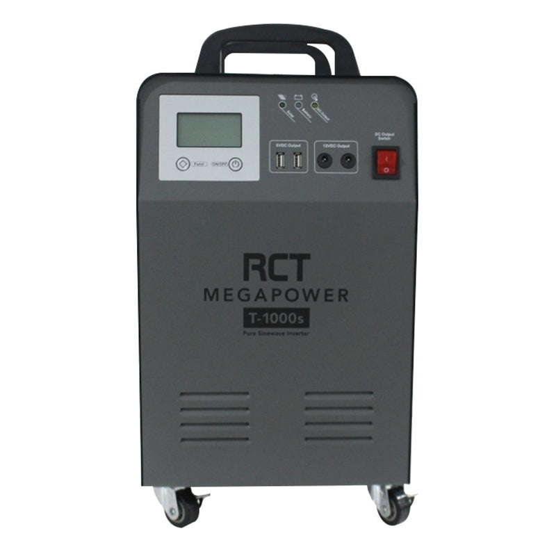 Rct Megapower 1Kva 1000W Inverter Trolley With 1 X 100Ah Battery