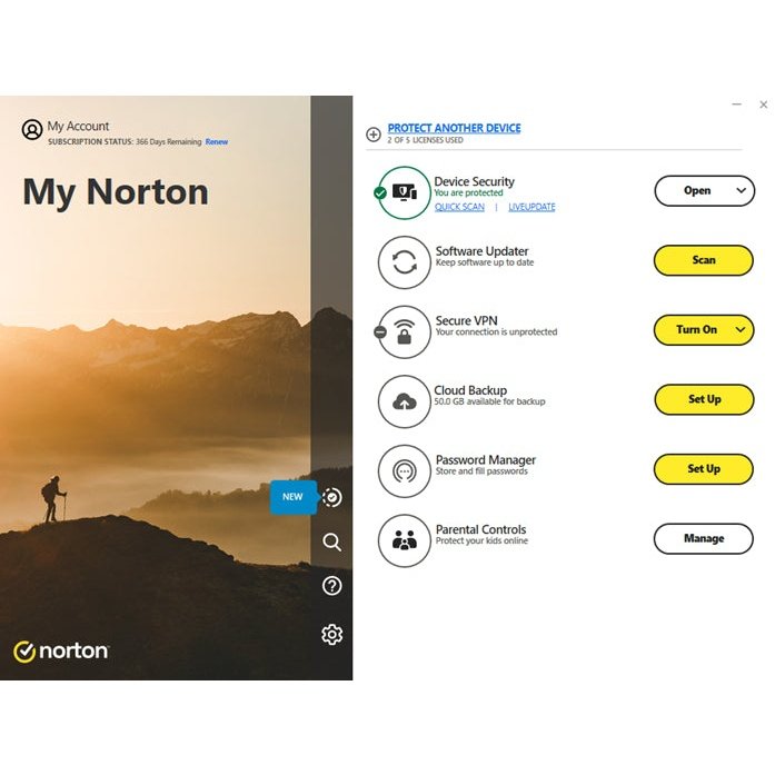 Norton 360 Deluxe 50Gb Af 1 User 5 Device 12 Months (Digital Product)