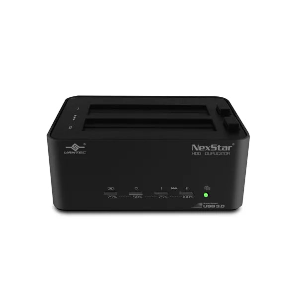 Vantec Standalone Hard Disk Duplicator For 2.5'' 3.5'' Sata Drives With Usb 3.0 Dual Hard Drive Dock Functionality
