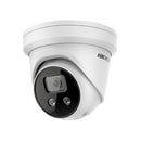 Hikvision 4Mp Network Turret Camera With Strobe Light