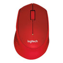 Logitech® M330 Silent Plus - Red - 2.4Ghz - N A - Emea - Exclusive