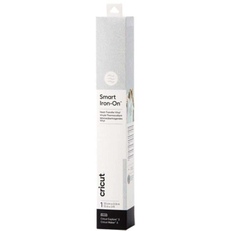 Cricut Smart Iron-On 33X91Cm 1 Sheet (Glitter Silver)