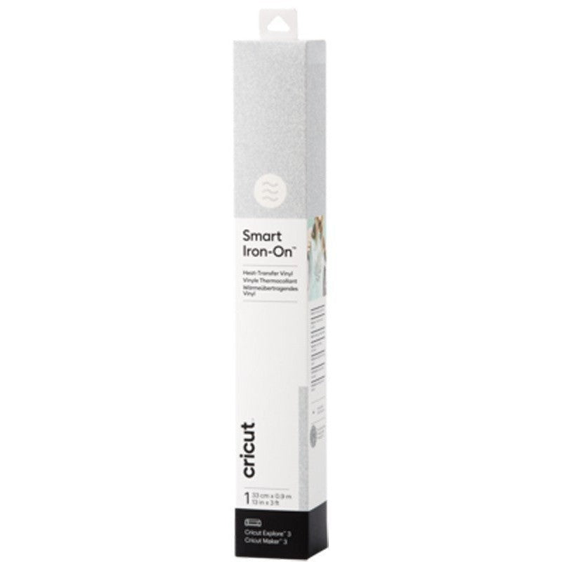 Cricut Smart Iron-On 33X91Cm 1 Sheet (Glitter Silver)