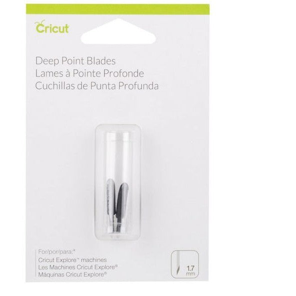 Cricut Explore + Maker Deep-Point Replacement Blades 2-Pack