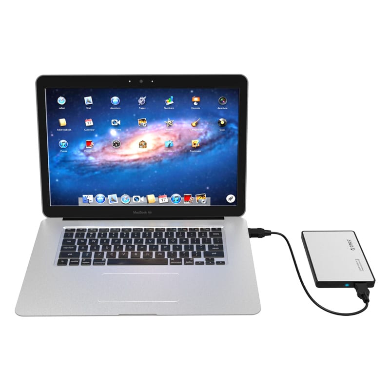 Orico 2.5 inch USB 3.0 Hard Drive Enclosure - Silver 1 year warranty