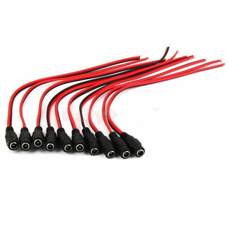 Securnix Dc Plug Fly Lead Female, Ea, No Warranty