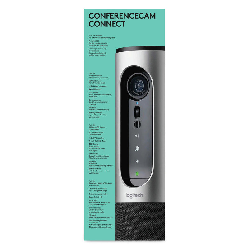 Logitech® Conferencecam Connect - Silver - Usb - N A - Emea