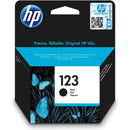 HP 123 BLACK ORIGINAL INK CARTRIDGE