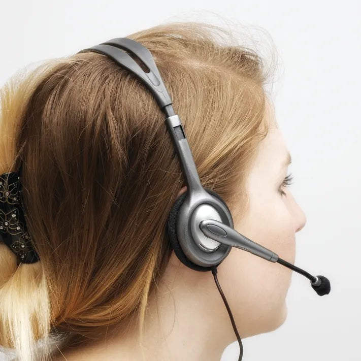 Logitech H111 Stereo Headset with Noise-cancelling microphone - Full stereo sound Adjustable headband Rotating microphone boom 1 year Limit warranty
