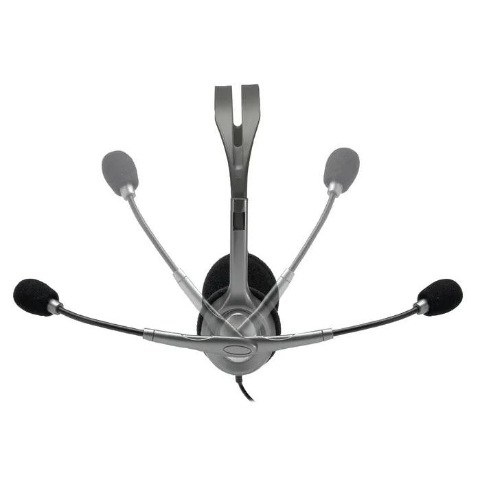 Logitech H111 Stereo Headset with Noise-cancelling microphone - Full stereo sound Adjustable headband Rotating microphone boom 1 year Limit warranty
