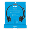 Logitech H151 Stereo Light weight and adjustable headset