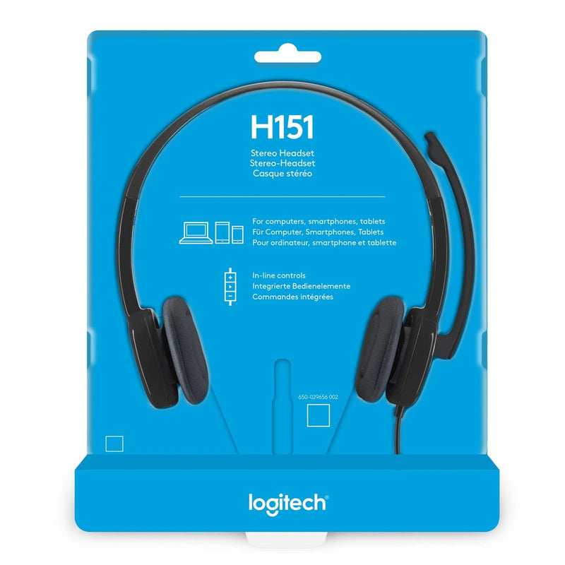Logitech H150 Stereo Headset - N A - Analog - N A - Emea - One Plug