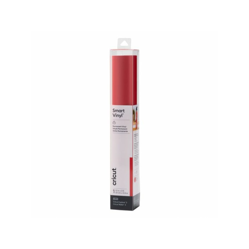 Cricut Smart Vinyl Perm 33X91Cm 1 Sheet (Shimmer Red)