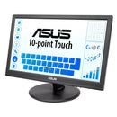 Asus Monitor Asus Vt168Hr Touch Monitor - 15.6'' (1366X768); 10-Point Touch; Hdmi; Flicker Free; Low Blue Light; Wall-Mountable; Eye Care