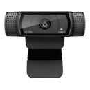 Logitech Hd Pro C920 Webcam - Fhd 1080P Video At 30 Fps Over Skype Wide 78° Diagonal View Omni-Directional Dual Stereo Microphones H.264 Encoding Technology Tripod-Ready Universal Clip Fits Laptops Lcd Or Monitors Pc Mac Compatible 1 Year Limit Warranty