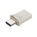 Transcend 64Gb Jetflash 890 Usb-C & Usb 3.1 Otg Flash Drive - Silver