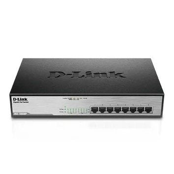 D-Link Consumer D-Link 8-Ports 10 100 1000Mbps Unmanaged Gigabit Switch (Metal Case 8 X Poe Ports)