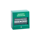 Pinnsec Break Glass Green Resettable With Clear Cover Single Contact